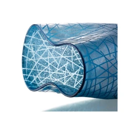 Cheap CERAMIC Shop -Cheap CERAMIC Shop 11h x 9 blue glass criss cross vase 1