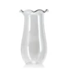 12.5"h X 7” GLASS FLUTED FLOWER VASE -Cheap CERAMIC Shop 125h x 7 glass fluted flower vase