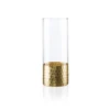 12”H X 4” CLEAR AND WITH GOLD BOTTOM GLASS CYLINDER ELSA LIKE -Cheap CERAMIC Shop 12h x 4 clear and with gold bottom glass cylinder