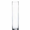 16"H X 4" CLEAR GLASS CYLINDER VASE