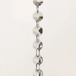16MM OCTAGON CRYSTAL STRAND 18 FT LONG