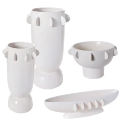 24”h X 14.5” WHITE CERAMIC RIVERIE VASE -Cheap CERAMIC Shop 24h x 145 white ceramic riverie vase 2