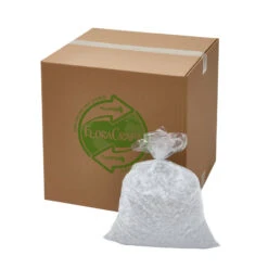 5LBS White Ground STYROFOAM 1/4-1/2"" Chunks Molido STYRO SHRED