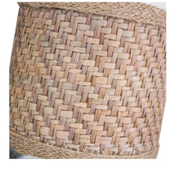 6.5” X 4” BOHO STYLE BURLAP WICKER BUD VASE -Cheap CERAMIC Shop 65 x 4 boho style burlap wicker bud vase 4