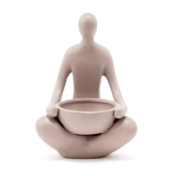 6.5"h, Pot 1.25"h X 2.5" FACELESS PLANTER