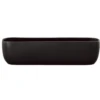 6”H X 24”L BLACK EXTRA LONG AND LOW CERAMIC WITH OVAL CORNERS -Cheap CERAMIC Shop 6h x 24l black extra long and low ceramic with ova