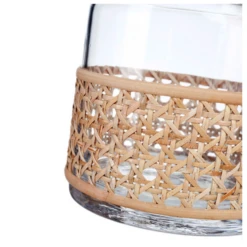 6”h X 5” BOHO STYLE CANE VASE -Cheap CERAMIC Shop 6h x 5 boho style cane vase 3