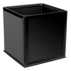 6X6X6 DESIGNER BLACK CUBE