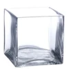 7" X 7" X 7" CLEAR GLASS CUBE VASE -Cheap CERAMIC Shop 7 x 7 x 7 clear glass cube vase