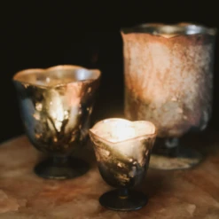 7.5” X 5.25” WHITE MARBLE GLASS CHELSEA VASE -Cheap CERAMIC Shop 75 x 525 white marble glass chelsea vase 1