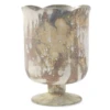 7.5” X 5.25” WHITE MARBLE GLASS CHELSEA VASE -Cheap CERAMIC Shop 75 x 525 white marble glass chelsea vase