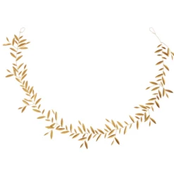 75.5”L X .125” X 6” GOLD METAL AMULET GARLAND