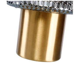 7”H X 6” AMBER STUDED GLASS -Cheap CERAMIC Shop 7h x 6 amber studed glass 2