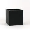 8" X 8" X 8" MATTE BLACK CERAMIC CUBE SQUARE VASE POT -Cheap CERAMIC Shop 8 x 8 x 8 matte black ceramic cube square vase pot