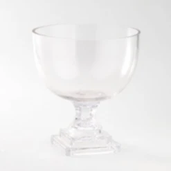 8.5”H X 7.5” GLASS COMPOTE/PEDESTAL