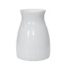 8”H X 4.25" MATTE WHITE GLASS CALVIN VASE -Cheap CERAMIC Shop 8h x 425 matte white glass calvin vase