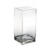 8"h X 5" X 5" CLEAR SQUARE GLASS OPENING -Cheap CERAMIC Shop 8h x 5 x 5 clear square glass opening