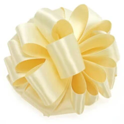 #9, 50 YDS DOUBLE FACE SATIN RIBBON “CREAM”