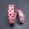 #9 , WHITE WITH RED HEARTS, 50 YDS -Cheap CERAMIC Shop 9 white with red hearts 50 yds