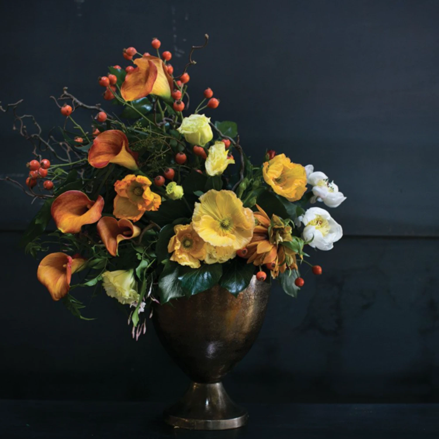 12.5”H X 9.75” BURNT SILVER ARSENAL METAL URN (AD) 3 12.5”H X 9.75” BURNT SILVER ARSENAL METAL URN (AD) - Image 2