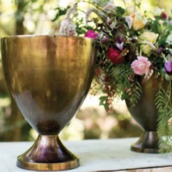 12.5”H X 9.75” BURNT SILVER ARSENAL METAL URN (AD) 10 12.5”H X 9.75” BURNT SILVER ARSENAL METAL URN (AD) -Cheap CERAMIC Shop accent decor 125h x 975 burnt silver arsenal metal 4