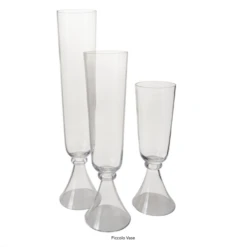 23.25”H X 8.25” WEDDING CENTERPIECE GLASS PICCOLO VASE -Cheap CERAMIC Shop accent decor 2325h x 825 wedding centerpiece glass 2