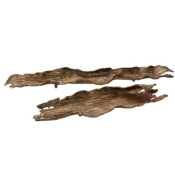 2.5”h X 22” Long X 6.5”w METAL GOLDEN CEDAR TRAY WOODLIKE 7 2.5”h X 22” Long X 6.5”w METAL GOLDEN CEDAR TRAY WOODLIKE -Cheap CERAMIC Shop accent decor 25h x 22 long x 65w metal golden ceda 1