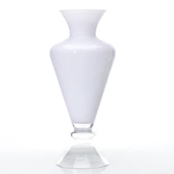 28”H X 12” REFINE VASE WHITE
