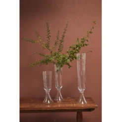 29.5”H X 8.25” WEDDING CENTERPIECE GLASS PICCOLO VASE -Cheap CERAMIC Shop accent decor 295h x 825 wedding centerpiece glass 2