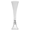40”h X 11” Open Clear CLARINET VASE (AD) -Cheap CERAMIC Shop accent decor 40h x 11 open clear clarinet vase ad