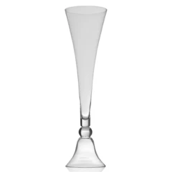 40”h X 11” Open Clear CLARINET VASE (AD)