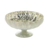 8.25"x 4”H CHIARA GLASS COMPOTE (AD) -Cheap CERAMIC Shop accent decor 825x 4h chiara glass compote ad
