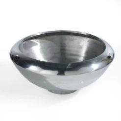 8”H X 19”D SILVER METAL AVENUE PLANTER