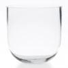 9.5"x9.5" CLEAR FAT BOWL VASE (AD) -Cheap CERAMIC Shop accent decor 95x95 clear fat bowl vase ad