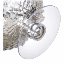 H:6.5" D:10 MERCURY SILVER GLASS LOW PEDESTAL COMPOTE -Cheap CERAMIC Shop h65 d10 mercury silver glass low pedestal compote 3