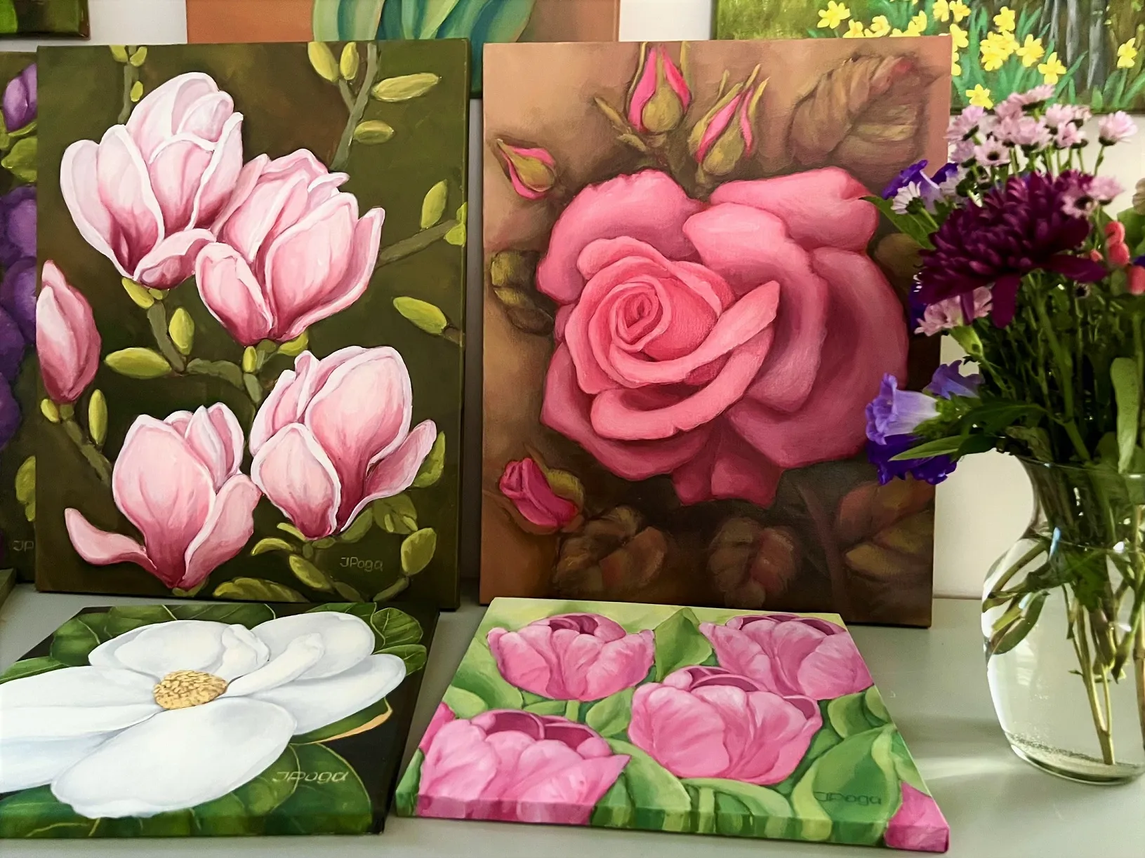 Cheap CERAMIC Shop -Cheap CERAMIC Shop vggg 011 Pink color in floral paintings